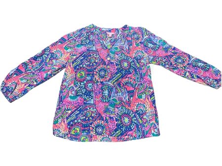 Top Long Sleeve Designer By Lilly Pulitzer In Floral Print, Size: S Online Sale