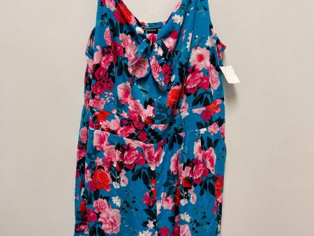 Blue Dress Casual Short Torrid, Size 2x For Discount