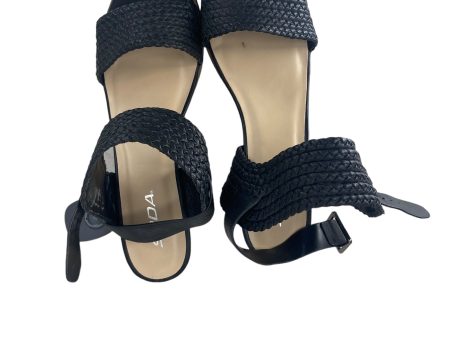 Black Shoes Heels Block Soda, Size 9 For Discount