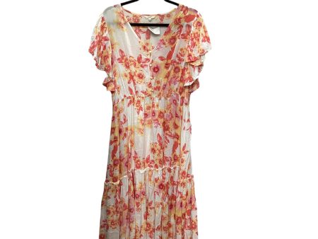 Dress Casual Maxi By Easel In Floral Print, Size: 1x Sale