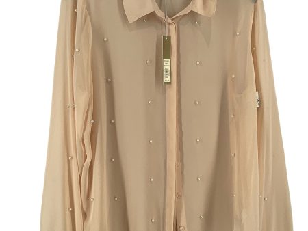 Blouse Long Sleeve By Lc Lauren Conrad  Size: L Online Sale