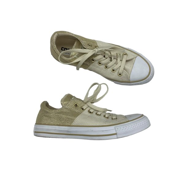 GOLD SHOES SNEAKERS by CONVERSE Size:7 Fashion