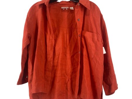 Orange Top 3 4 Sleeve Chicos, Size 0 Discount