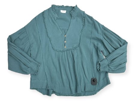 Top 2pc 3 4 Sleeve By Fate In Teal, Size: S For Sale