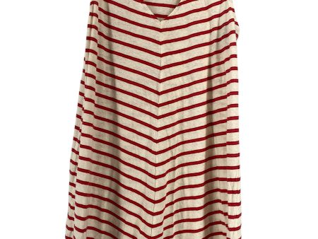 Red & Tan Top Sleeveless Madewell, Size S on Sale