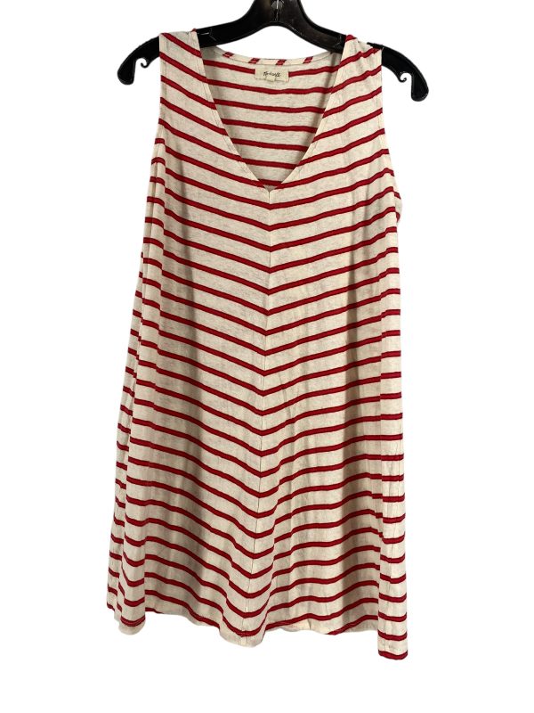 Red & Tan Top Sleeveless Madewell, Size S on Sale