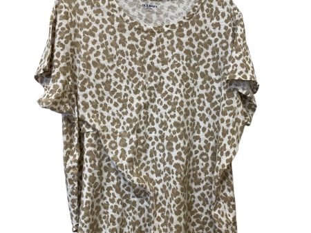 Animal Print Top Short Sleeve Old Navy, Size Xxl Online now