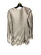 Striped Pattern Top Long Sleeve Chicos, Size 0 Fashion