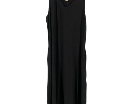 Black Dress Casual Maxi Chicos, Size 2 Cheap