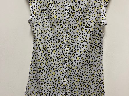 Animal Print Top Short Sleeve Liz Claiborne, Size S Cheap