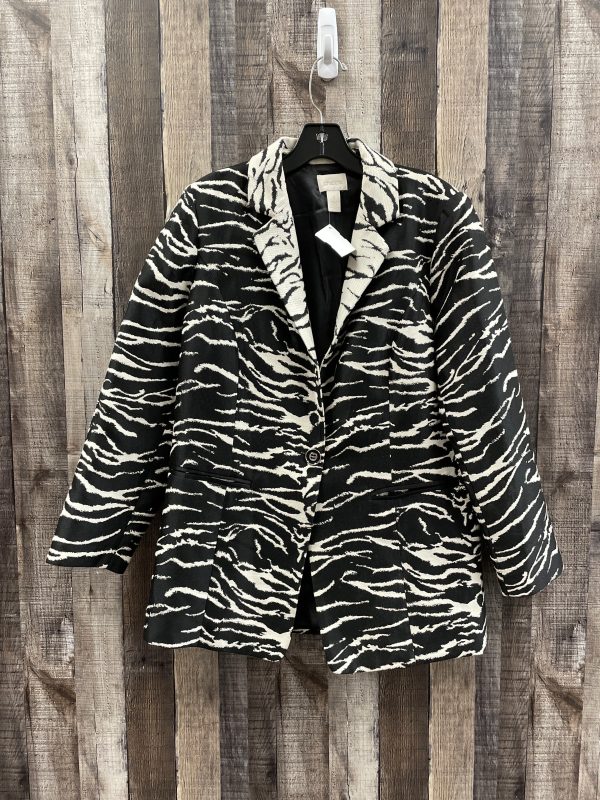 Blazer By Chicos In Zebra Print, Size: M For Sale