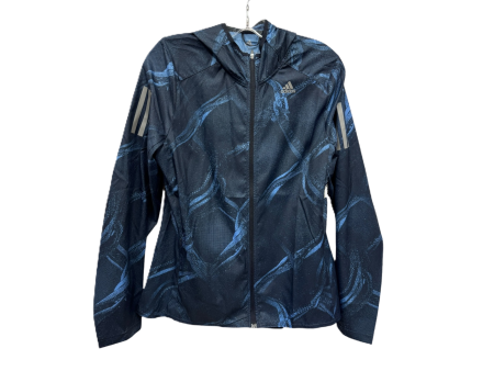 Athletic Jacket By Adidas In Blue, Size: S Online Sale