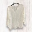 Top 3 4 Sleeve By Fever In Cream, Size: S Cheap