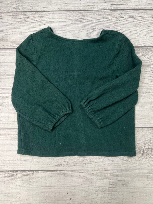 Green Top Long Sleeve Madewell, Size L Sale