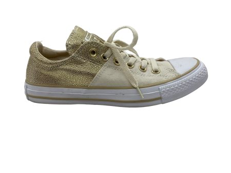 GOLD SHOES SNEAKERS by CONVERSE Size:7 Fashion