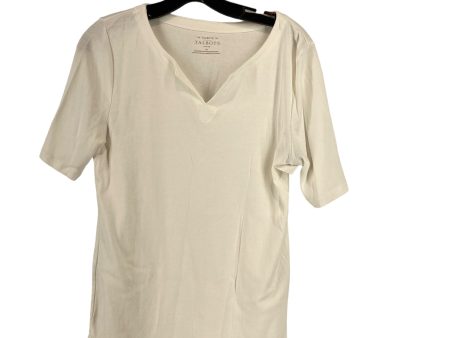 White Top Short Sleeve Talbots, Size L Online now