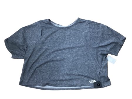 Athletic Top Short Sleeve By The North Face In Grey, Size: Xl For Cheap