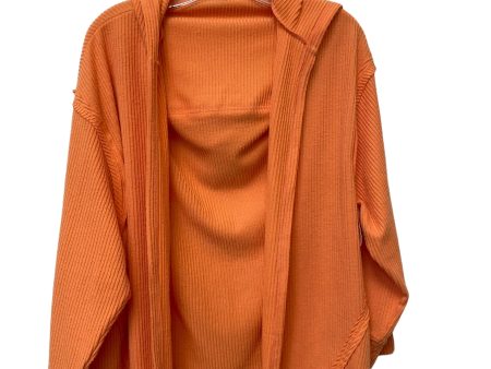 Cardigan By Clothes Mentor In Orange, Size: S on Sale