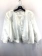 Blazer By Clothes Mentor In White, Size: 18 on Sale