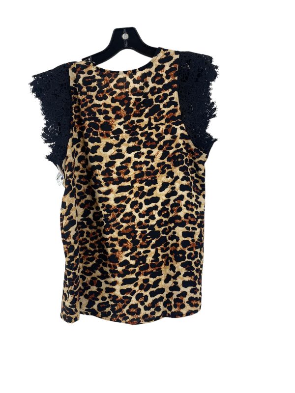 Animal Print Top Sleeveless Clothes Mentor, Size M Sale