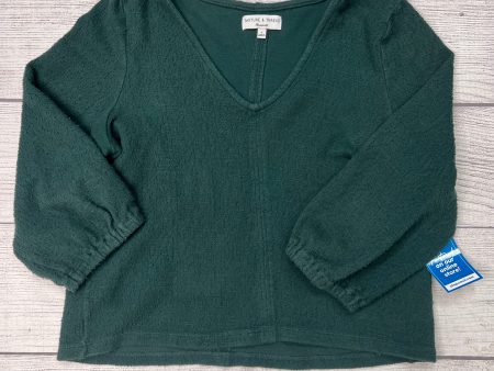 Green Top Long Sleeve Madewell, Size L Sale