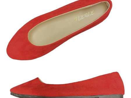 Shoes Flats By XNUXIE In Red, Size: 7.5 Online Hot Sale