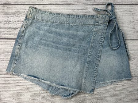 Skort By Free People In Denim, Size: 12 Sale