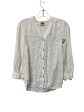 White Top Long Sleeve Anthropologie, Size 2 Online Sale