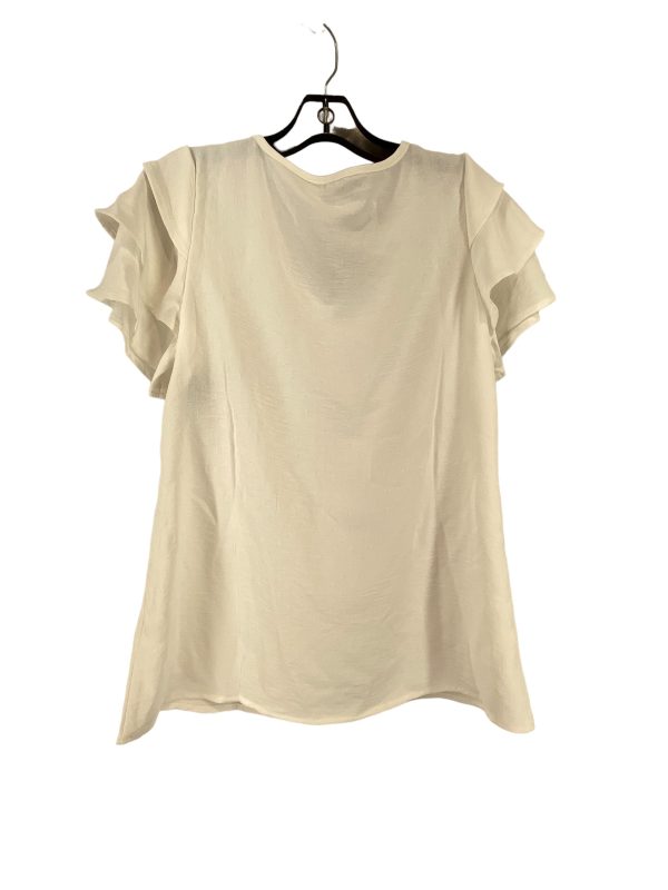 White Top Short Sleeve Clothes Mentor, Size S on Sale