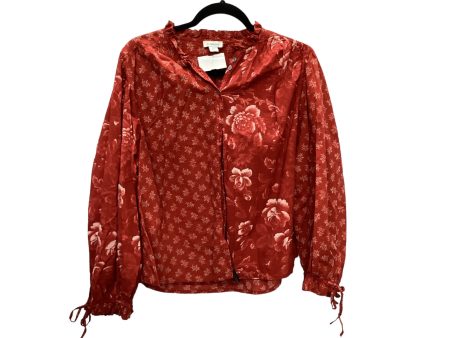 Top Long Sleeve By Sundance In Red, Size: Petite  M Online