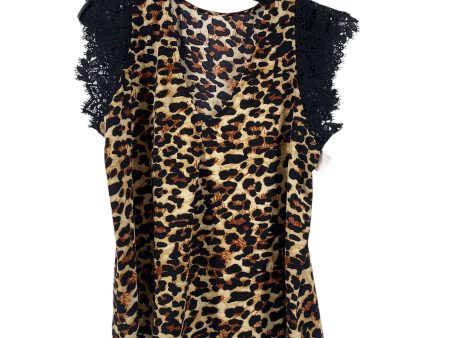 Animal Print Top Sleeveless Clothes Mentor, Size M Sale