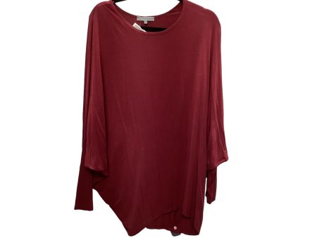 Top Long Sleeve Basic By Emmas Closet In Red, Size: M Online