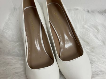 White Shoes Heels Stiletto Clothes Mentor, Size 11 Online