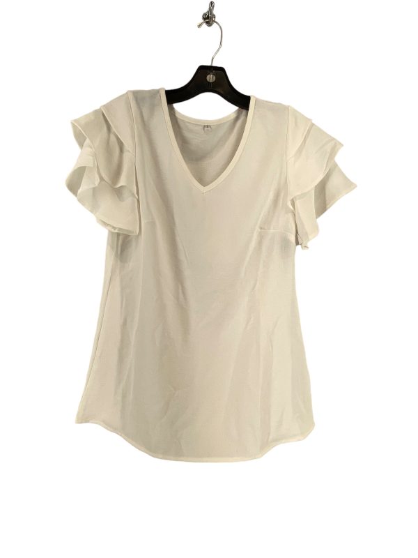 White Top Short Sleeve Clothes Mentor, Size S on Sale