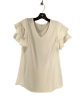 White Top Short Sleeve Clothes Mentor, Size S on Sale