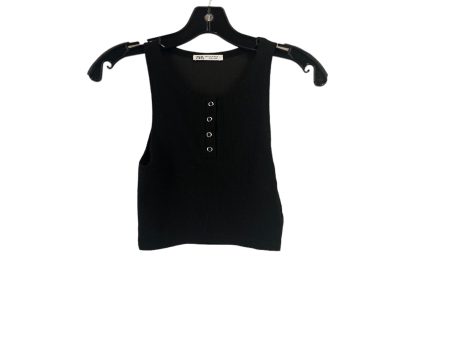 Black Tank Top Zara, Size M For Sale