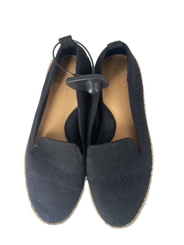 Black Shoes Flats Universal Thread, Size 7 For Cheap