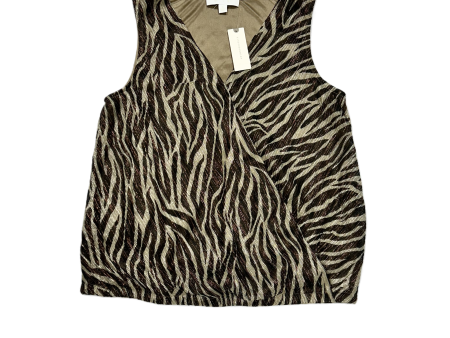 Animal Print Top Sleeveless By Eri + Ali, Size: S For Sale