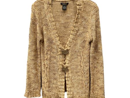 Sweater Cardigan By Bcbgmaxazria In Beige, Size: L For Discount