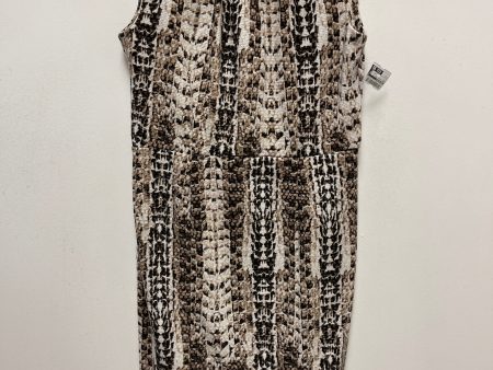 Tan Dress Casual Midi Dana Buchman, Size M For Cheap