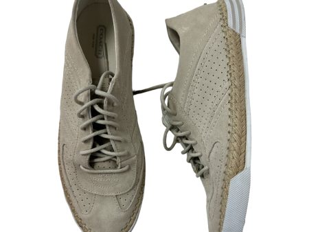 Shoes Designer By Coach In Beige, Size: 8.5 Online Sale