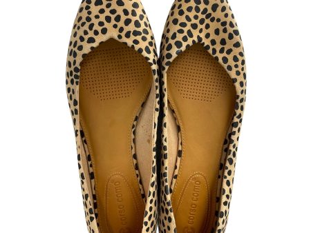 Animal Print Shoes Flats Corso Como, Size 8 Supply