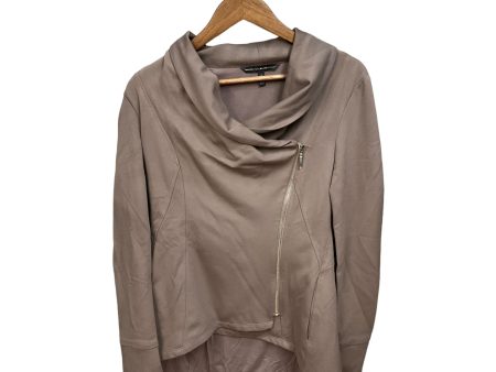 Jacket Moto By White House Black Market In Tan, Size: S Online Sale