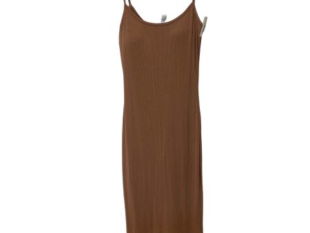 Brown Dress Casual Maxi Clothes Mentor, Size M For Sale