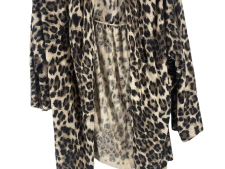 Animal Print Cardigan Chicos, Size 3 For Sale