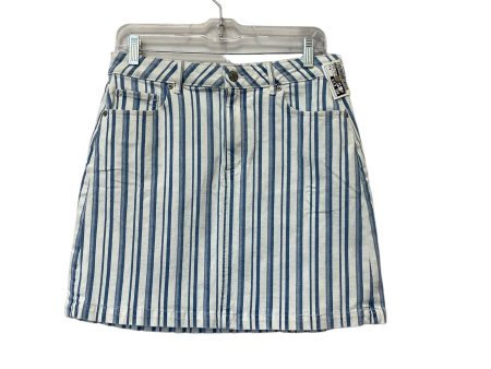 Striped Pattern Skirt Midi Loft, Size 6 Cheap