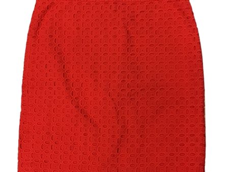 Skirt Mini & Short By J. Crew In Red, Size: 12 Cheap