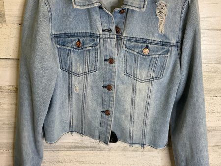 Jacket Denim By Ci Sono In Blue Denim, Size: S Online Sale