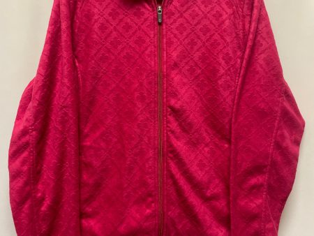 Jacket Fleece By Lands End In Pink, Size: L Hot on Sale