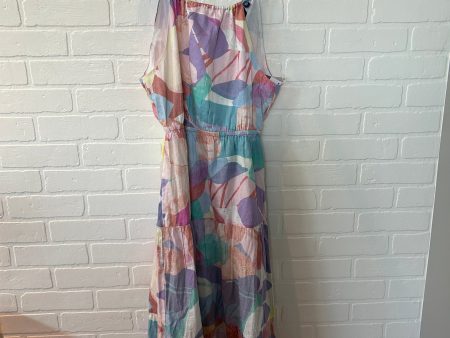 Dress Casual Maxi By Gap In Pink & Purple, Size: Xs For Cheap